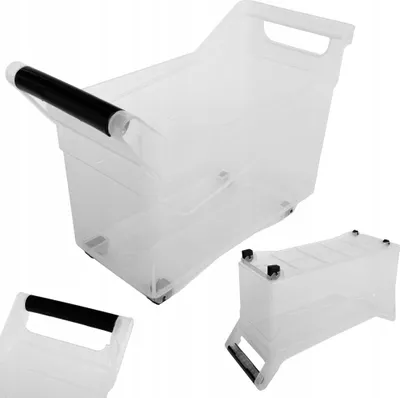 Produktbild von KADAX System Organizer Container auf Rollen für einen 14L Kleiderschrank mit Griffen
