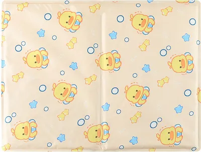 Produktbild von Kühlmatte für Hunde, strapazierfähige Kühlmatte für Haustiere, Ungiftiges Gel, Selbstkühlende Kissen, ideal für Hunde Katzen im heißen Sommer (45x60cm,Ente)