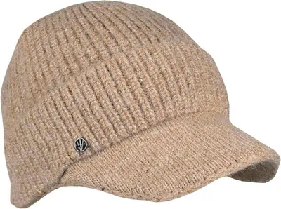 Loevenich Polyester Strickmütze 676026 in 180-camel