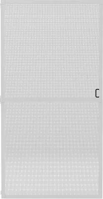 Produktbild von Powertec Alu-Türbausatz "Compact" flächenbündig für Türen ca. 100 x 210 cm weiß