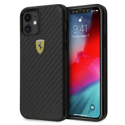 Immagine prodotto di Ferrari Fercahcp12Sbk Custodia rigida per Iphone 12 Mini5,4 Czarny/Nero On Track Real Carbon