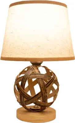 Produktbild von Fine Asianliving Bambus Tischlampe Braun Handgefertigt - Leila D24xH36cm