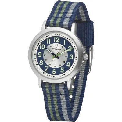 Produktbild von ATRIUM Kinder-Armbanduhr Analog Quarz Jungen Nylon A50-11 dunkelblau