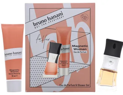 Produktbild von Bruno Banani Geschenkset MAGNETIC Woman Eau de Parfum 30ml Duschgel 50ml