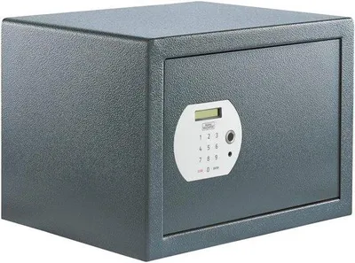 Immagine prodotto di Cassetto di sicurezza con serratura elettronica a combinazione e lettore di impronte digitali - Sicurezza e praticità per l'uso domestico e in ufficio
