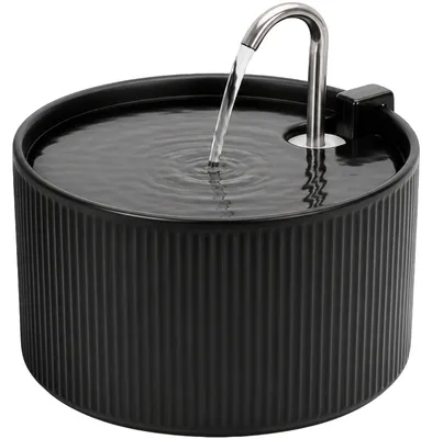 Image de Omgoods - Fontaine pour chats en céramique, capacité de 2,2 litres