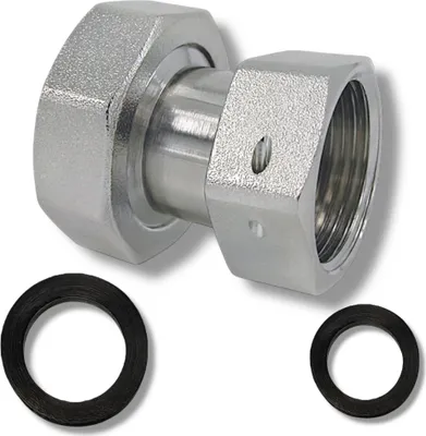 Produktbild von Doppelverschraubung Anschlussverschraubung Zapfhahn Wasserzähler 1 x 3/4 Zoll