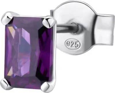 Produktbild von Purple single earrings made of silver Allegra RZAL013