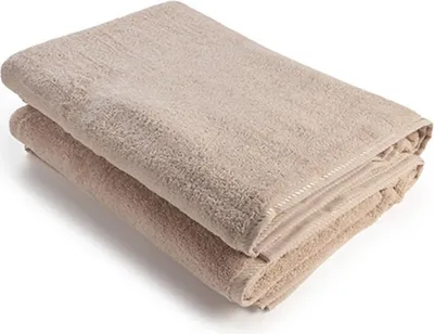 Produktbild von A&R 004.50 | Badetuch -Standard 100 / 70 x 140 cm - Farbe: Sand - Größe: 70 x 140 cm