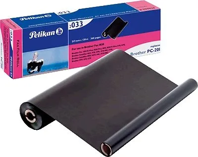 Produktbild von Pelikan 2033, 420 Seiten, Schwarz, Brother Fax 1010 E, 1010 Plus, 1020 E, 1030 E, 1 Stück(e), 217 mm, 70 x 232 x 51 mm