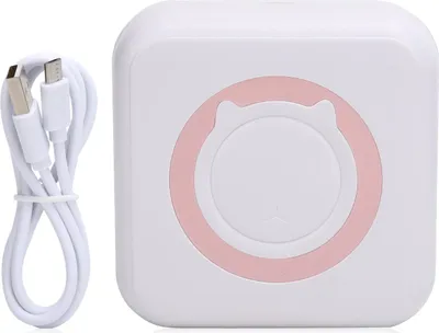 Image de Mini imprimante de poche sans fil sans encre Bladooth papier thermique portable pour étiquettes photomemopink