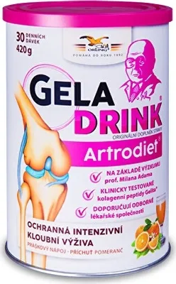 Immagine prodotto di Geladrink Artrodiet nápoj 420 g, Ananas