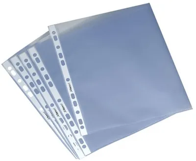 Produktbild von Prospekthüllen A4 PP 80my transparent VE=10x50 Stück