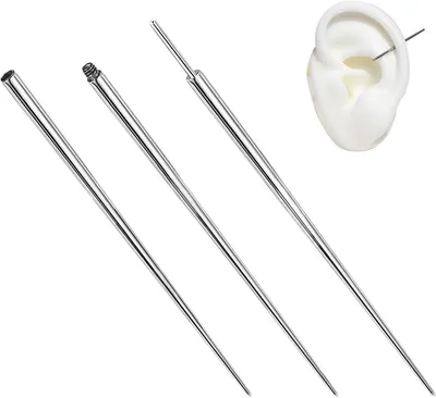 3 Stück Traktionsnadeln Edelstahl mit Draht 0,9mm und 1,6mm