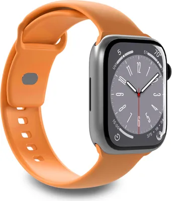 Produktbild von Puro Silicon Armband Apple Watch 42/44/45/49mm pfirsich
