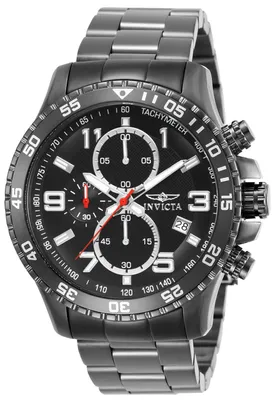 Zdjęcie produktu dla Invicta – męski zegarek ze stali nierdzewnej, mechanizm kwarcowy, średnica koperty: 45 mm