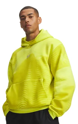 Produktbild von Under Armour Icon Fleece Printed Kapuzenpullover Gelb L Mann Gelb L