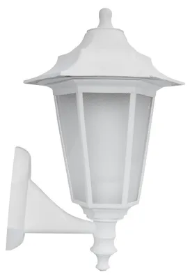 Immagine prodotto di Applique da esterno BEGONYA2 bianca 1xE27x40W in plastica, dimensioni: 36,1x18x19,2 cm, IP44, Struhm