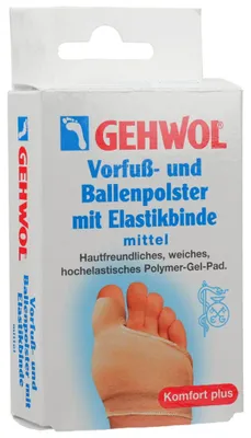 Zdjęcie produktu dla Gehwol podkładka pod przodostopie i haluksy z gumką średnia 1 szt