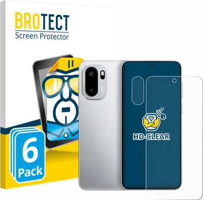 Produktbild von 6x Für OnePlus 15R (Display+Kamera) Schutzfolie BROTECT Displayschutz Display Schutz Folie Klar Transparent