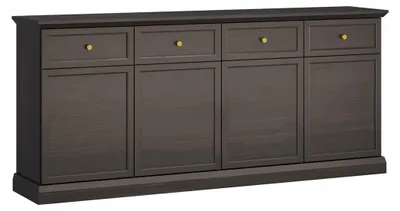 Produktbild von Buffet Toja mit 4 Schubladen und 4 Türen, Anthrazitfarbenes Holzoptik, 192.6cm