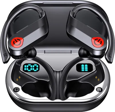 Produktbild von Open Ear Kopfhörer, 5.1 Bluetooth Kabellose Headphones, Earbuds mit Ohrbügeln, 20 Std. Spielzeit, IPX7, Ohrhörer für Büroarbeit/Sports