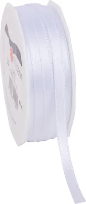 Produktbild von XXL Satinband "Uni", 6 mm, 50 m Weiß