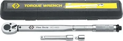 Produktbild von C.K Tools T4463 - Klick-Drehmomentschlüssel - Mechanisch - 1/2" - 42 - 210 Nm - Silber (T4463)