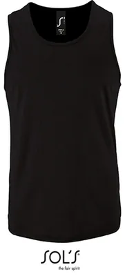 Obrázek produktu pro SOLs 02073 | Pánské sportovní tílko Sporty - barva: černá - velikost: XXL