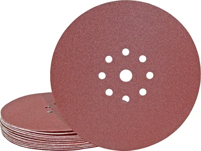 Produktbild von MioTools Fox Klett-Schleifscheiben, 225 mm, 9-Loch, f. Trockenbauschleifer, Normalkorund (25 Stk.) K80