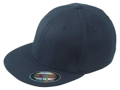 Productafbeelding van Myrtle Beach - "Flexfit" baseballpet met platte klep, model LT1198 (maat S-M), marineblauw