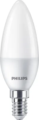 Produktbild von Philips Lampen in Kerzen- und Tropfenform, 4,9 W, 40 W, E14, 470 lm, 15000 h, Kaltweiße
