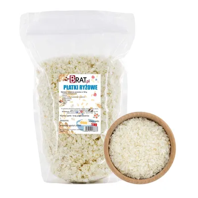 Obrázek produktu pro Rýžové vločky 1kg Brat.pl