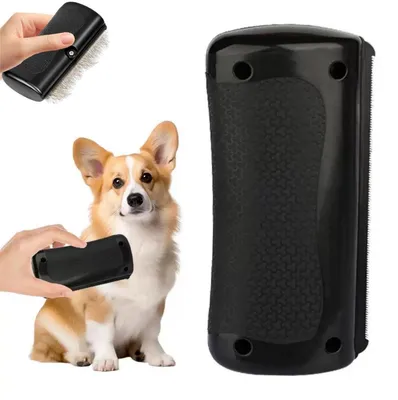 Produktbild von Haustierbürste Enthaarungskamm für Hunde und Katzen mit ergonomischem Griff