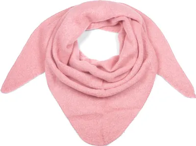 Produktbild von styleBREAKER Damen Großer Strick Dreieck Schal einfarbig meliert | Weiches warmes Winter Dreiecktuch | Strickschal aus Viskose Wolle für kuschlige Looks
