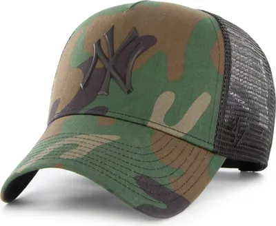 Zdjęcie produktu dla 47 Brand Adjustbale Trucker Cap - New York Yankees wood camo