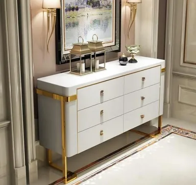 Produktbild von Sideboard Kommode Schrank Kommoden Designer Luxus Schränke Holz Modern