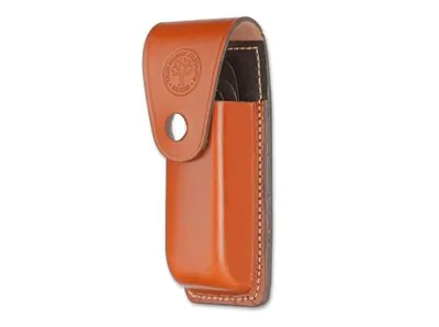 Produktbild von Böker Leder-Etui Braun Druckverschluss Optima
