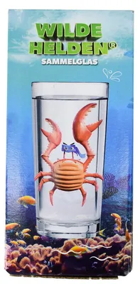 Produktbild von Kinderglas ca. 270 ml Wilde Helden Trinkglas Motiv wählbar Wasserglas