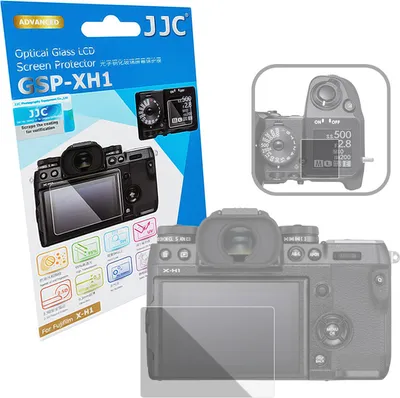 Produktbild von JJC Hochwertiger Displayschutz kompatibel mit Fujifilm X-H1 geeignet Screen Protector aus gehärtetem Echtglas