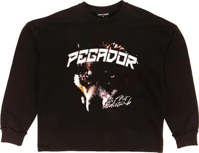 Produktbild von Pegador Herren Longsleeve Donora Oversized black L