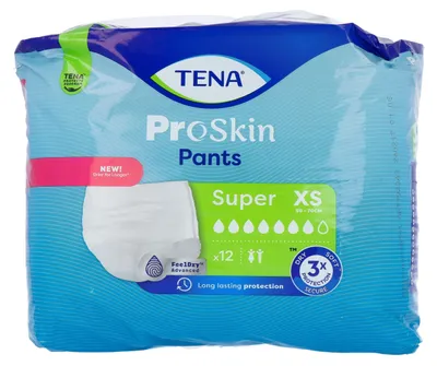 Produktbild von TENA ProSkin Pants Super, Größe XS (12 Stück)