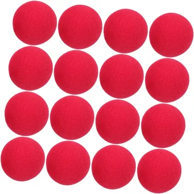 Immagine prodotto di Spugna a forma di naso da clown - Accessori per costumi, feste e cosplay - Ideale per spettacoli - Leggera e portatile - 5 cm - Rossa