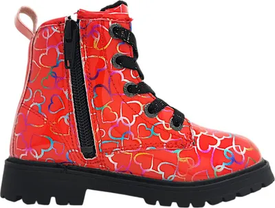 Imagen del producto de Dockers by Gerli: Zapatos para niñas, botines con cordones, color rojo, para uso diario