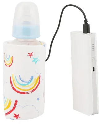 Immagine prodotto di Scaldabiberon portatile con connessione USB - Motivo: arcobaleno - Modello: Zerodisqgpn3zysx6-04