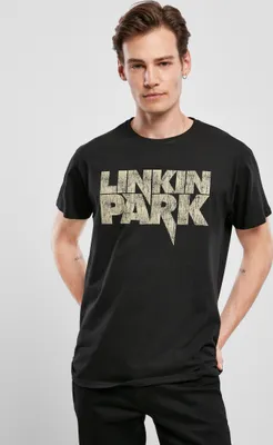 Produktbild von Merchcode T-Shirt Linkin Park Distressed Logo Tee Black-S