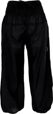 Produktbild von Muckhose, Aladinhose mit Breitem Bund - Schwarz, Damen, Baumwolle, Größe: S
