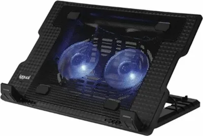 Produktbild von Kühlsockel für einen Laptop iggual IGG319369 Schwarz