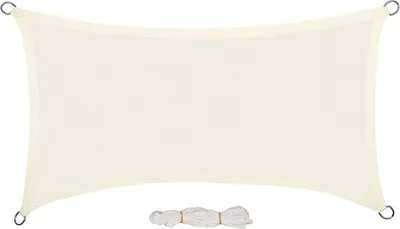 Produktbild von EUGAD Sonnensegel 200g/m², HDPE, Wetterschutz , Creme, Rechteck, 2x4m