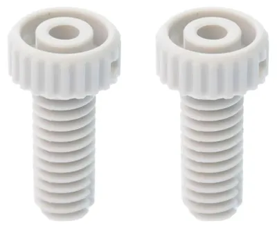2 verstellbare Gerätefüße, 52 mm, Gummifuß 27 mm, für Trockner
